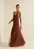 Vestido Tul detalles bordado